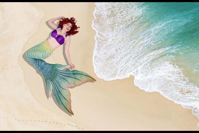 Swimming Mermaid Pearl - Fair Maidens & Masks Character