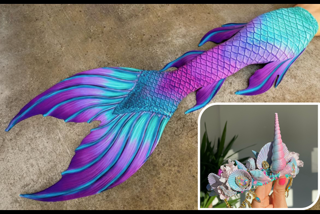 Swimming Mermaid Serenity - Fair Maidens & Masks