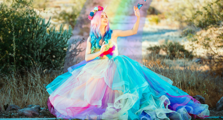 Rainbow Unicorn Princess - Fair Maidens & Masks